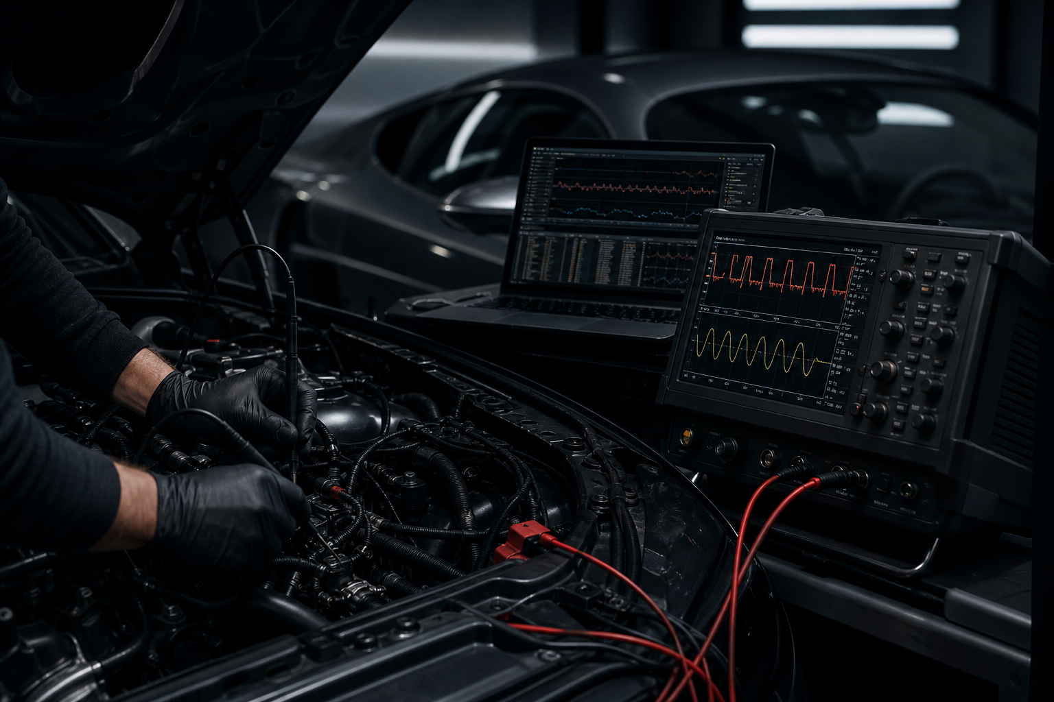 Aquisição de sinais em diagnóstico automotivo