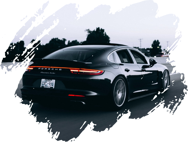 Porsche em movimento após validação do serviço